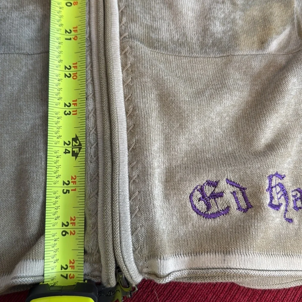 Distressed Extra long Ed Hardy Hooded Zip-up - Picture 9 of 14